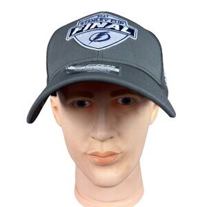 Fanatics Tampa Bay Lightning Trucker Hat 2021 Stanley Cup Final Mesh Strapback